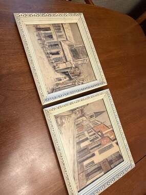 S. Bradshaw 1810-1880 English Engravings Set of Four Framed of Chinese Subjects